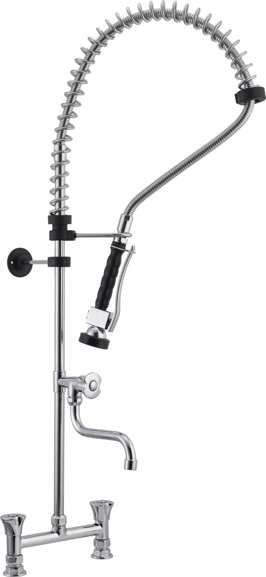 LIVA 105.021.033 Commercial Deck-Mount Pre-Rinse Faucet