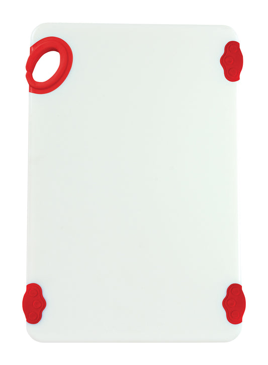 Winco CBN-1218RD 12"x18"x1/2" Red Cutting Board with Hook