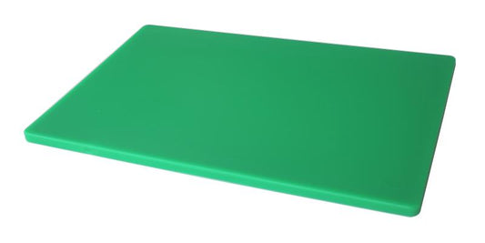 Omcan 41210 18" x 24" x 1/2" Green Polyethylene Pre-Cut Rigid Cutting Board