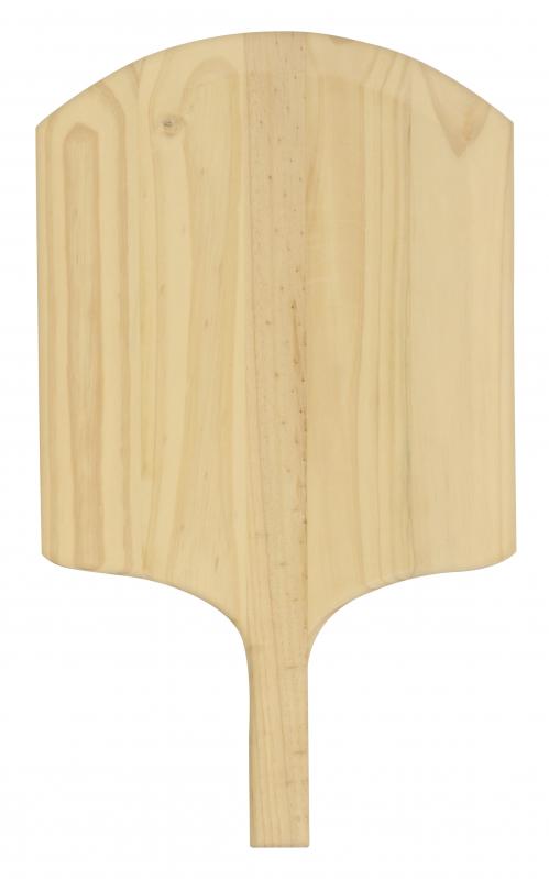 Omcan 80603 14" x 16" Wooden Pizza Peel with 24" Over-all Length