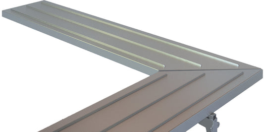 Dinex DXPME4 4-Well DineXpress Tray Slide Mitered End