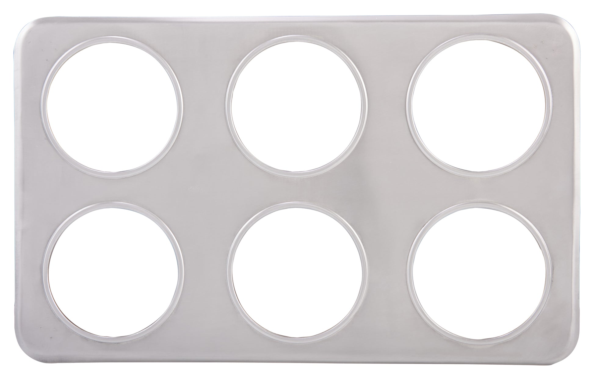 Winco ADP-444 Stainless Steel Adaptor Plate, Six 4-3/4" Holes