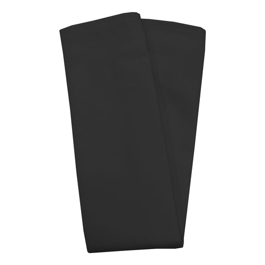 Snap Drape 54482020NH014 20" x 20" Black Spun Poly Signature Napkin