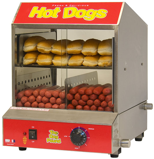 Winco 60048 Benchmark The Dog Pound Hot Dog Steamer