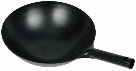 Winco WOK-34 14" Black Carbon Steel Wok