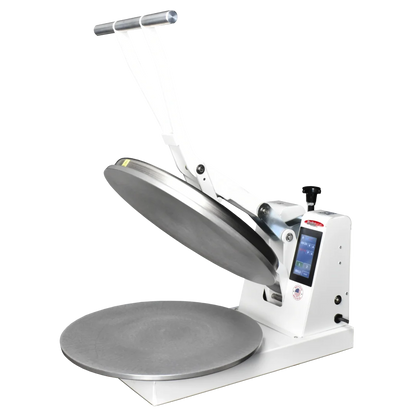 BakeMax BMDM18 Countertop Single Upper Heat Clamshell Manual Pizza Press