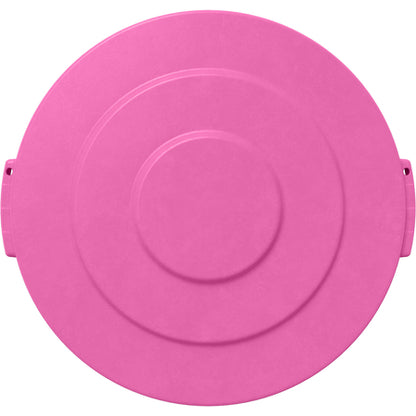 Sparta 84101126 10 Gallon Bright Pink Round Polyethylene Bronco Waste Bin Trash Container Lid