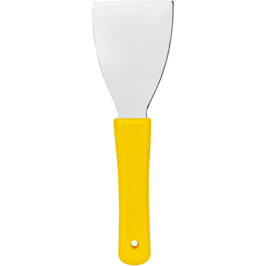 Carlisle 40130EC04 3" Yellow Steel Handheld Scraper
