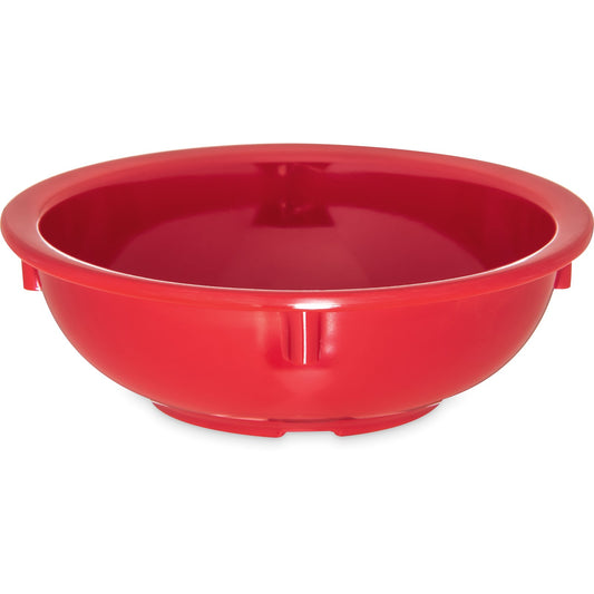 Carlisle KL11805 10 oz Red Kingline Melamine Nappie Bowl