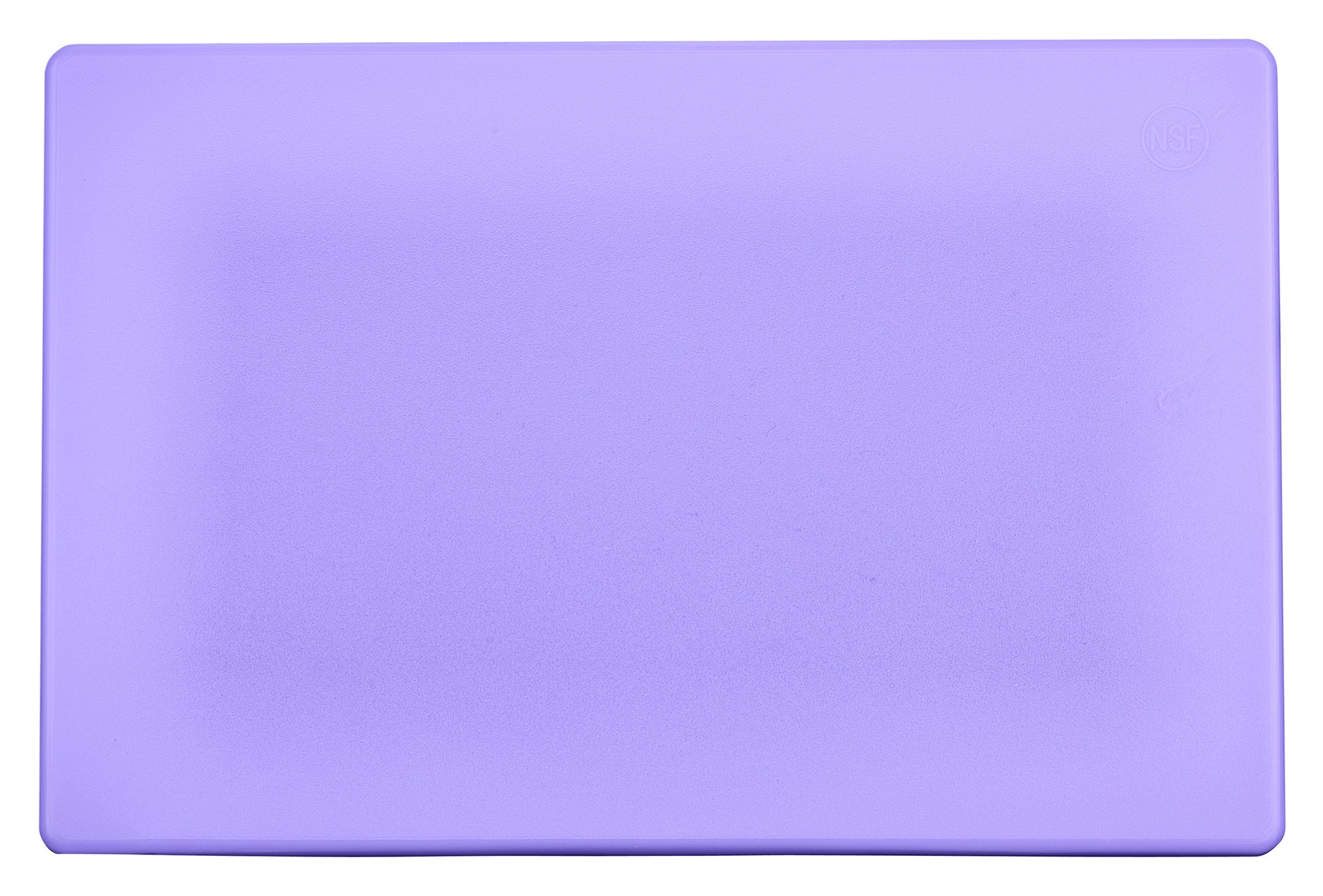 Winco CBPP-1218 12" x 18" x 1/2" Purple Cutting Board, Allergen Free