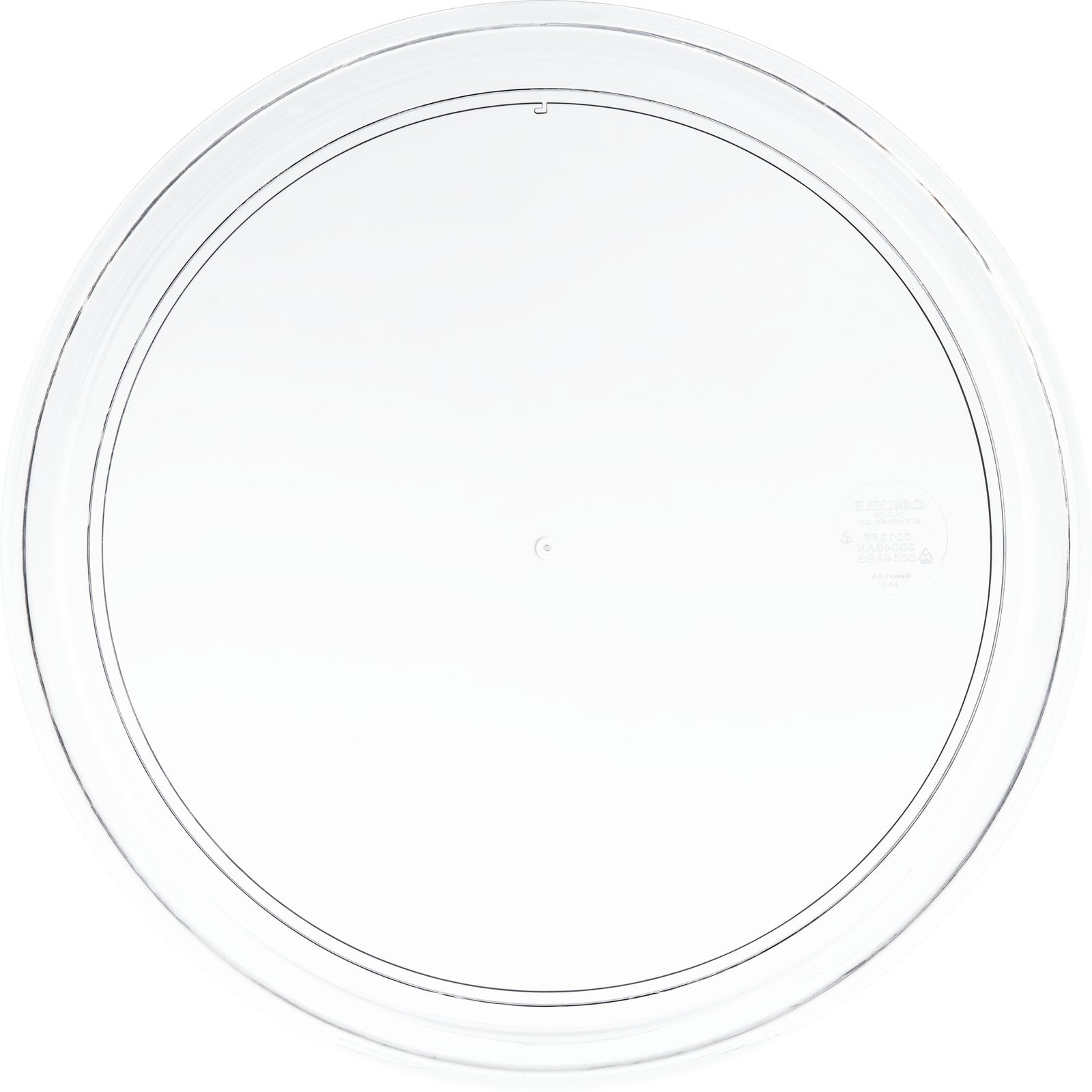 Carlisle 300407 14" x 7/8" Clear SAN Displayware Tray