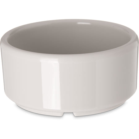 Carlisle 41442 4 oz Bone Straight-Sided Melamine Ramekin