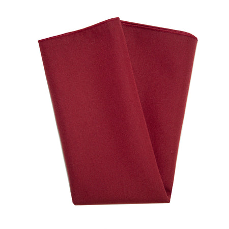 Snap Drape 54481717NM023 17" x 17" Maroon Spun Poly Signature Napkin