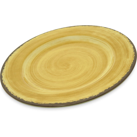 Carlisle 5400113 11" Amber Mingle Melamine Dinner Plate
