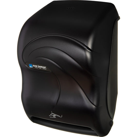 San Jamar T1490TBK Black Pearl Oceans Smart System with IQ Sensor Electronic Touchless Towel Dispenser