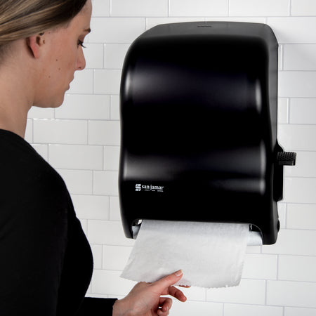 Carlisle T1100TBK Black Pearl Plastic Classic Roll Towel Lever