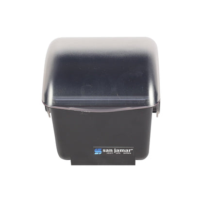 San Jamar BD2001 2 Qt Black Mini Dome Condiment Center
