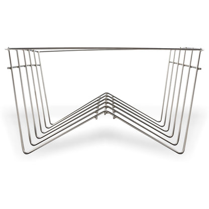 Dinex DX1173XC10 8" x 17.50" x 10.50" Stainless Steel Drying Cradle Insert for 1173 Series