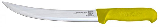 Omcan 23893 8-inch Breaking Knife with Yellow Super Fiber Handle