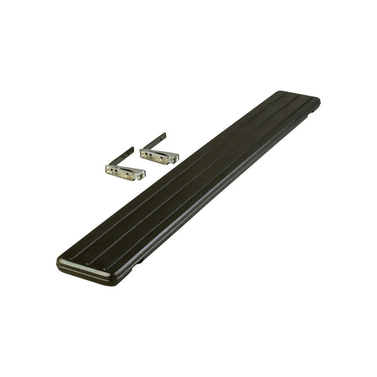 Carlisle 662103 6' Black Six Star Food Bar Tray Slide