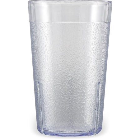 Carlisle 521207 12 oz Clear SAN Stackable Plastic Tumbler