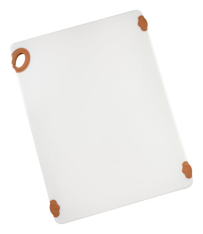 Winco CBN-1824BN 18"x24"x1/2" Brown Cutting Board with Hook