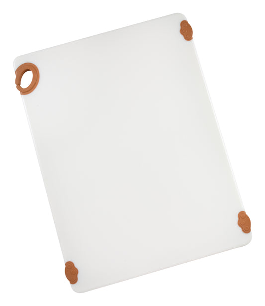 Winco CBN-1824BN 18"x24"x1/2" Brown Cutting Board with Hook