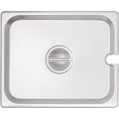Carlisle 607120CS 1/2 Size Stainless Steel DuraPan Hotel Pan Slotted Handled Cover