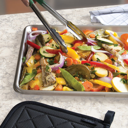 Winco SXP-1826 Full Size Stainless Steel Open Bead Sheet Pan, 18"x26"