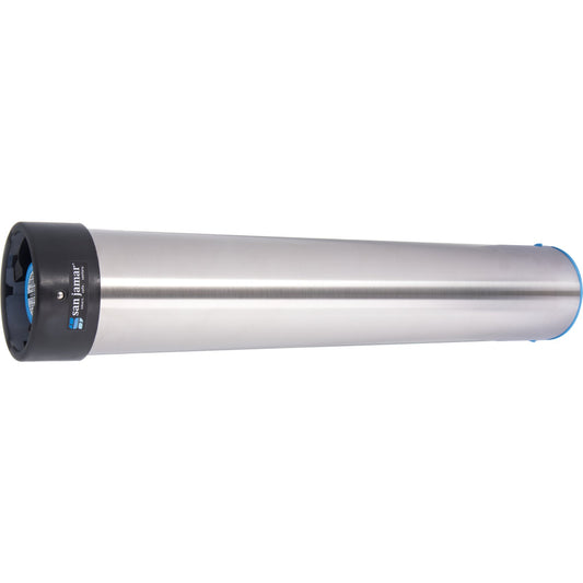 San Jamar C3400EH Medium Stainless Steel Horizontal Surface Mount Cup Dispenser