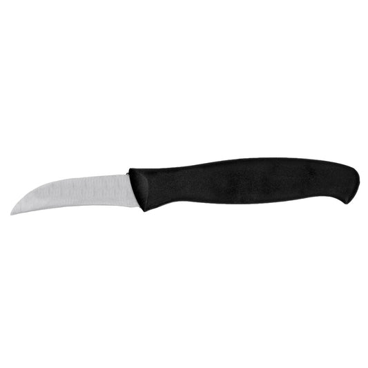 Omcan 12475 2 1/2-inch Turning Knife with Black Handle
