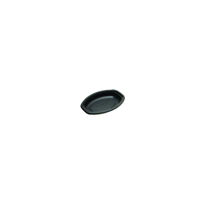 Proex DXMW916PBLK 16oz. Black Microwaveable Oval Casserole Container (250/cs)