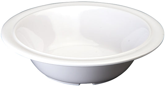 Winco MMB-12W 12 oz. White Melamine Soup/Cereal Bowls