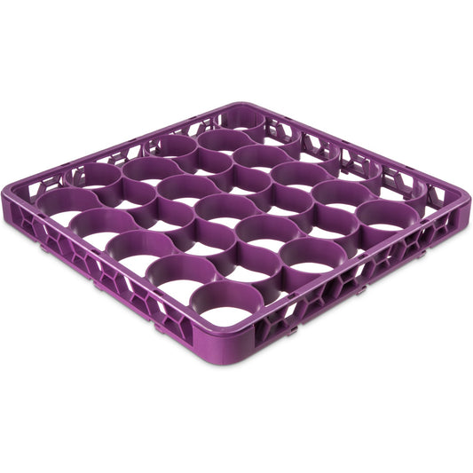 Carlisle REW30SC89 Lavender 30 Compartment Polypropylene OptiClean NeWave Color-Coded Short Glass Rack Extender