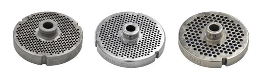 Omcan 11184 #56 One Notch/Two Flat Sides Stainless Steel Machine Plate with Hub, 4 mm (5/32")