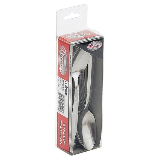 Winco 0082-01 Windsor Teaspoon, 18/0 Medium Weight (2dozens/pack)