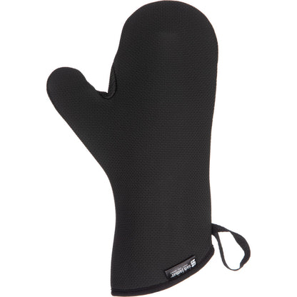 San Jamar UCMX13BK Black Neoprene Ultigrip Oven Mitt - Conventional