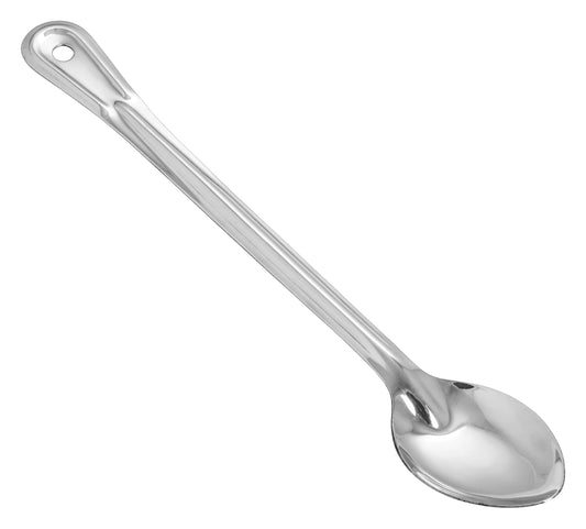 Winco BSOT-15H 15" Stainless Steel Solid Basting Spoon