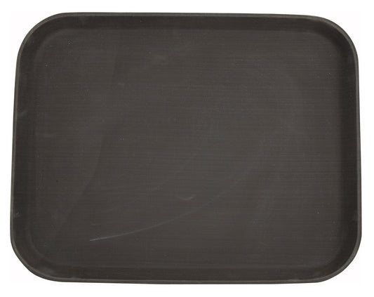 Winco TRH-1418 14" x 18" Brown Easy Hold Rubber Lined Tray