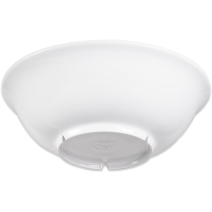 Carlisle 4373902 57 oz White Melamine Footed Serving Bowl