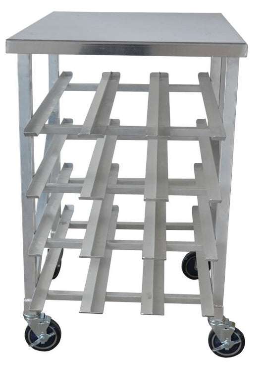 Omcan 27770 Can Rack with 4 Layers of Can Storage