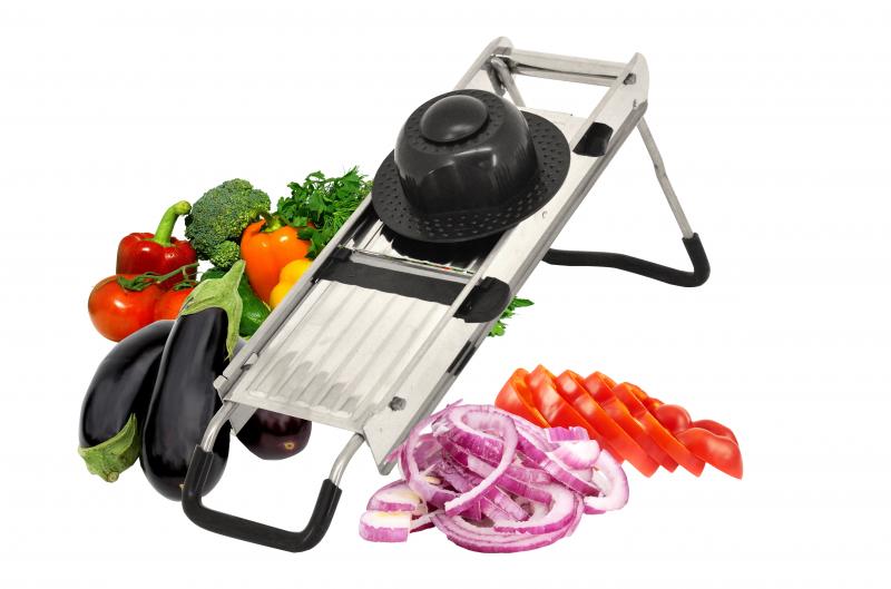 Omcan 13659 Stainless Steel Mandoline with 5 Interchangeable Blades