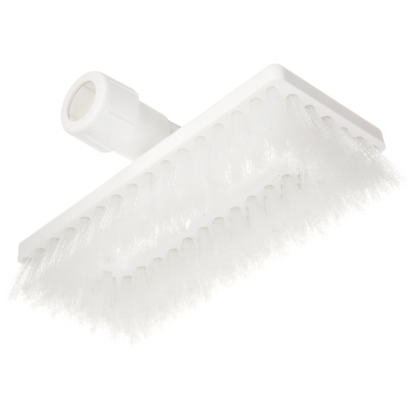 Carlisle 3638831EC02 8" White Color Code Swivel Scrub Brush