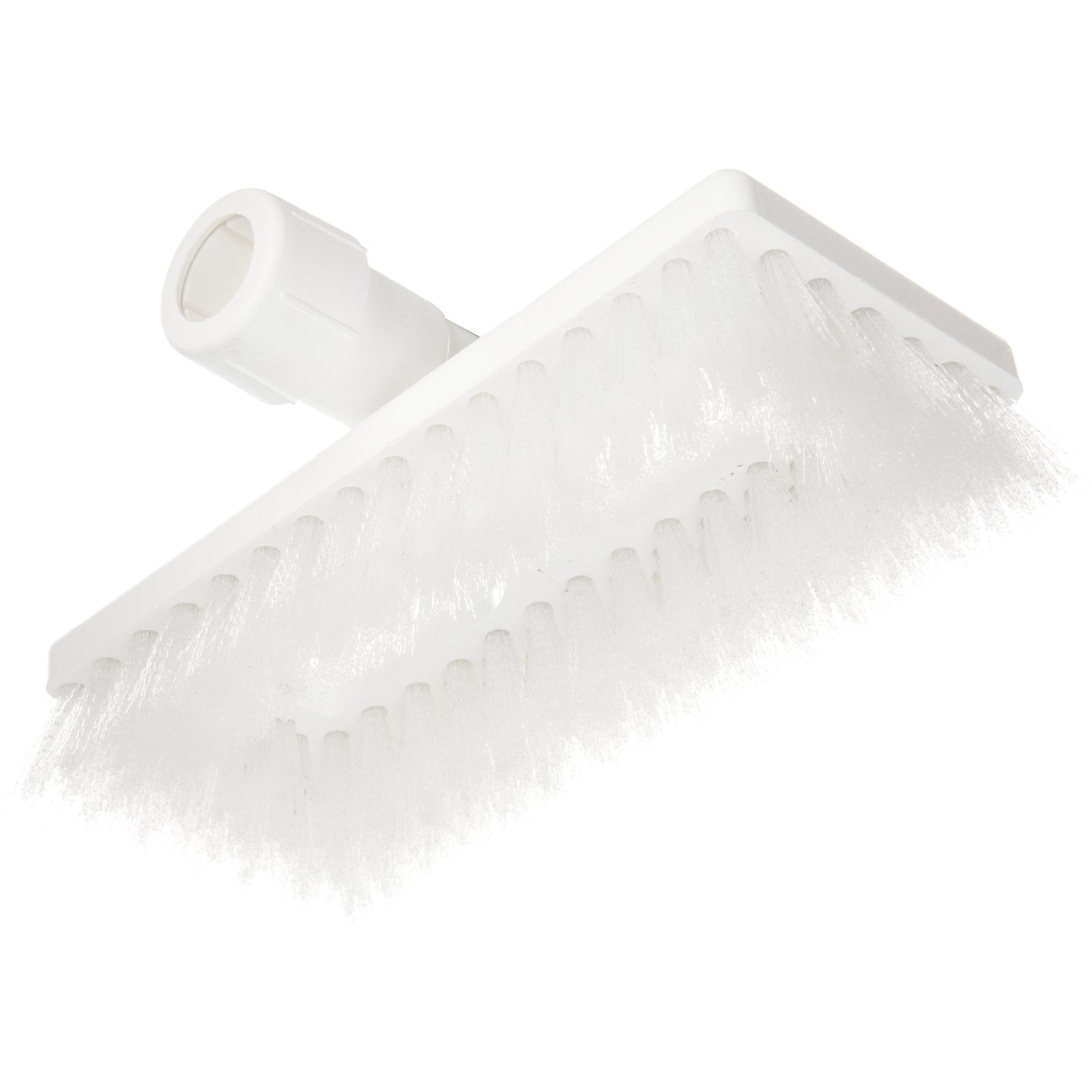 Carlisle 3638831EC02 8" White Color Code Swivel Scrub Brush