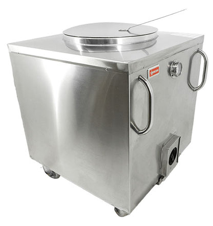 Omcan 47439 28" x 30" Charcoal Tandoor Clay Oven