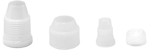 Omcan 48899 Set of 2 pastry tip couplers- 1 large (38 mm) and 1 small (24 mm)
