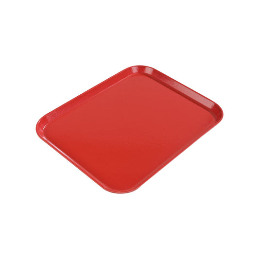 Carlisle 2216FGQ017 22" x 16" Red Glasteel Tray