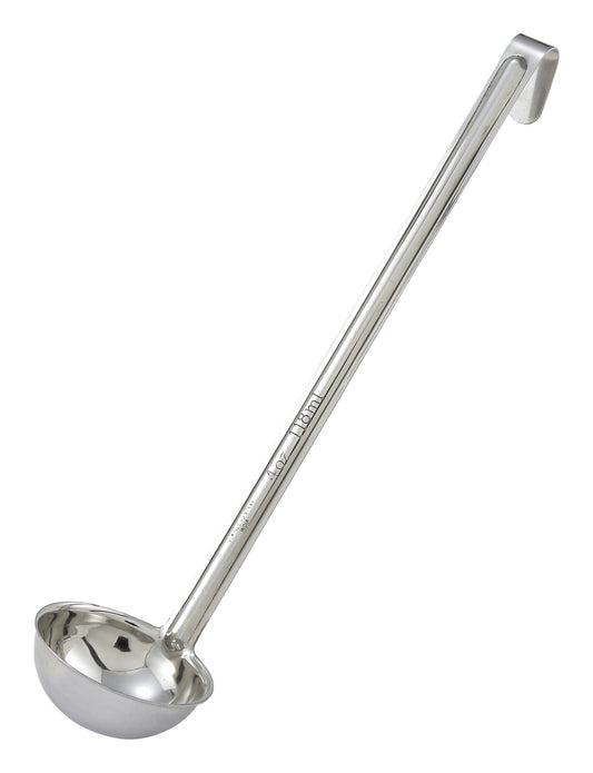 Winco LDIN-4 4 oz. Stainless Steel Ladle