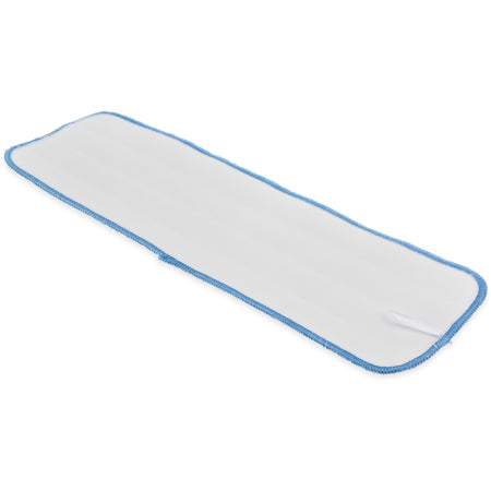 Carlisle 363321814 18" Blue Polyester/Polyimide Blend Microfiber Wet Mop Pad