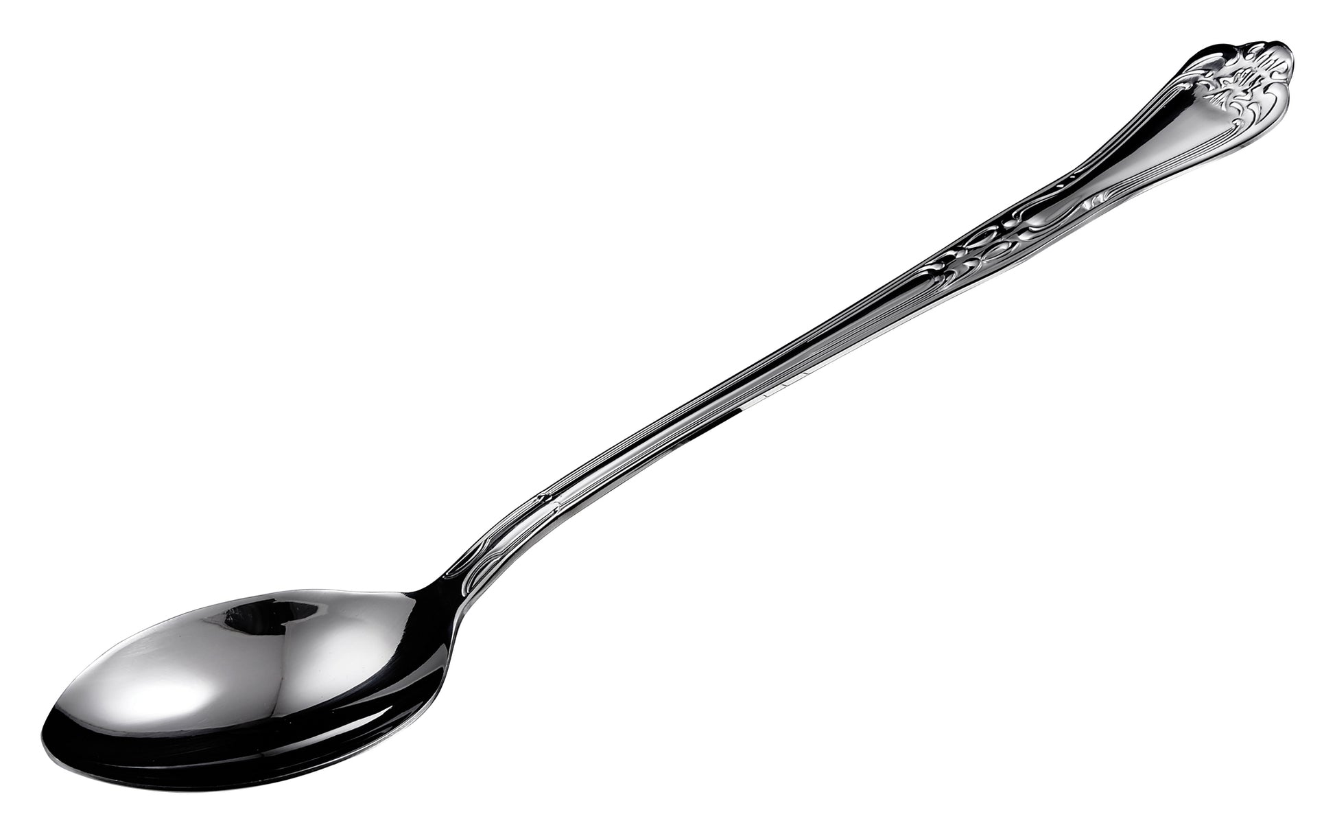 Winco LE-13 13" Stainless Steel Elegance Solid Spoon